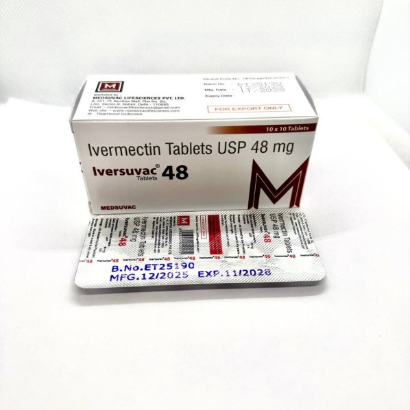 Iversuvac-48 (Ивермектин 48мг) 10 таблеток