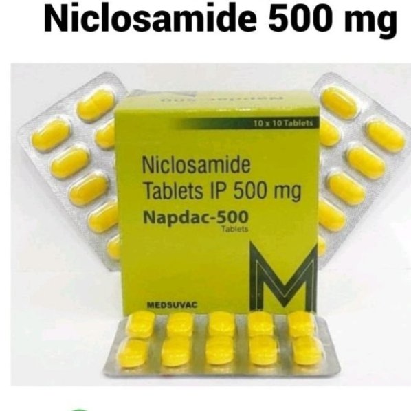 Napdac-500 (Никлозамид 500мг) 10таб